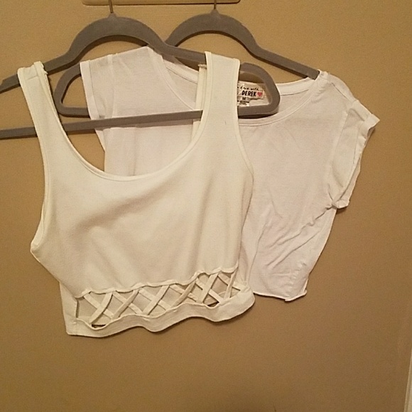 white crop tops - Picture 1 of 3